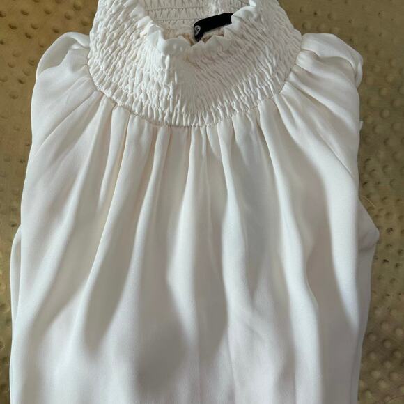 NWT Revolve Krisa Women's White Regency Long Sleeve Turtleneck Blouse X-Small - Picture 14 of 14